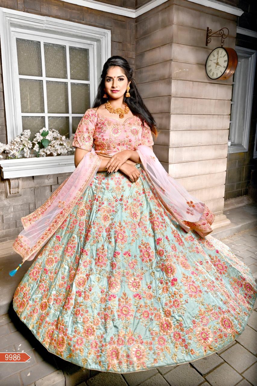 Peafowl Vol 28 Series 9981 To 9986 Bridal Lehngas Wholesale Supplier Gujarat