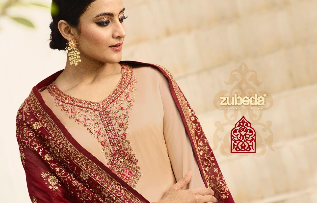 Nirvaa By Zubeda Series 16201 To 16208 Georgette Designer Party Wear Suits Wholesale Supplier And De...