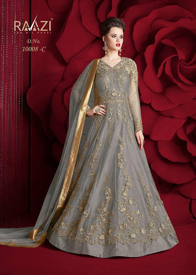Raazi 10008 Colours By Rama Fashion Party Wear Suits Wholesale Supplier Gujarat