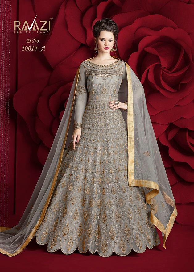 Raazi 10014 Colours By Rama Fashion Party Wear Suits Wholesale Supplier Gujarat