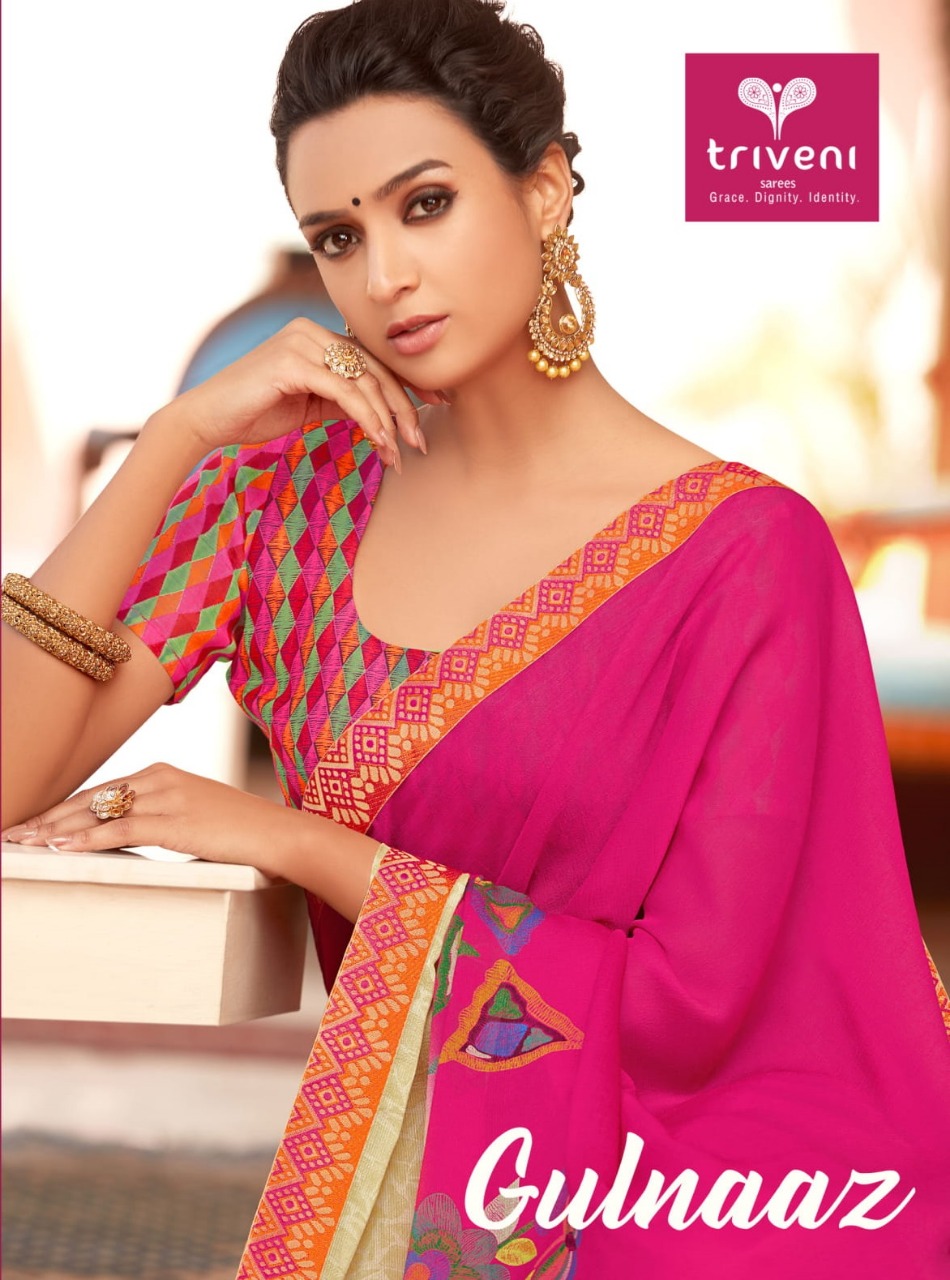 Gulnaaz By Triveni Fancy Party Wear Sarees Wholesale Supplier And Trader Surat