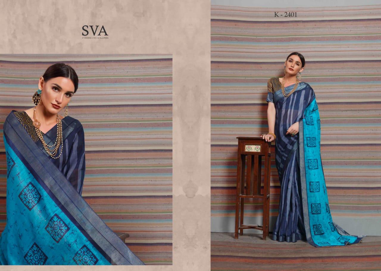 Swara By Sva Cotton Printed Sarees Wholesale Supplier And Trader Surat