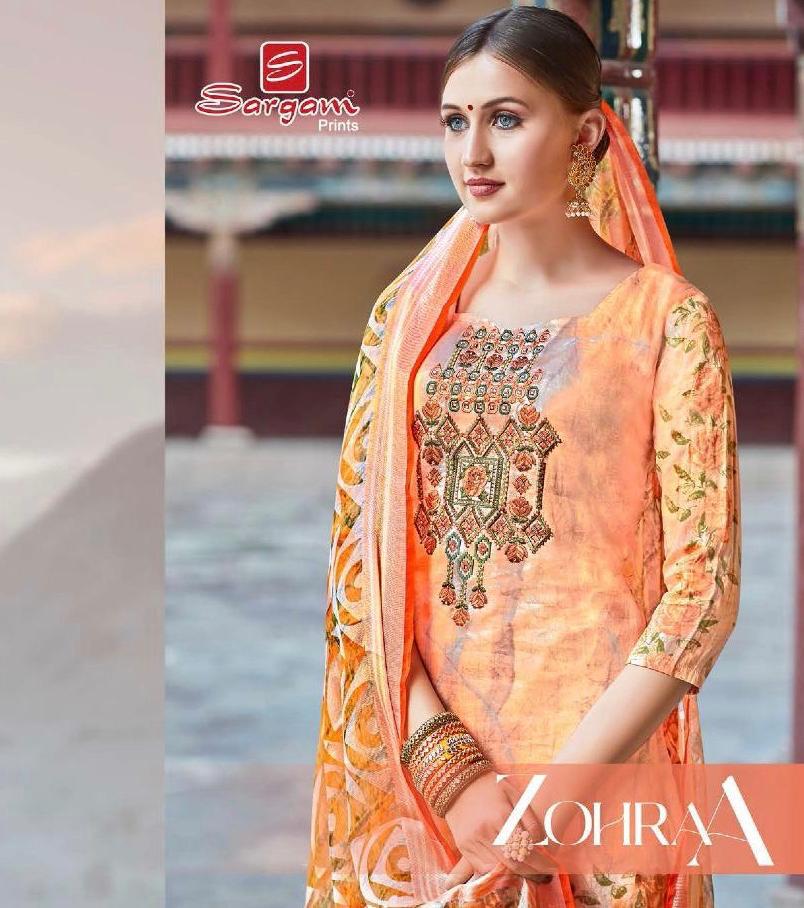 Zohraa By Sargam Prints Zam Printed Designer Suits Wholesale Supplier Gujarat