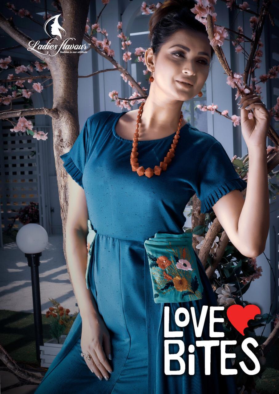 Love Bites By Ladies Flavour Reyan Designer Party Wear Dresses Wholesale Supplier Gujarat