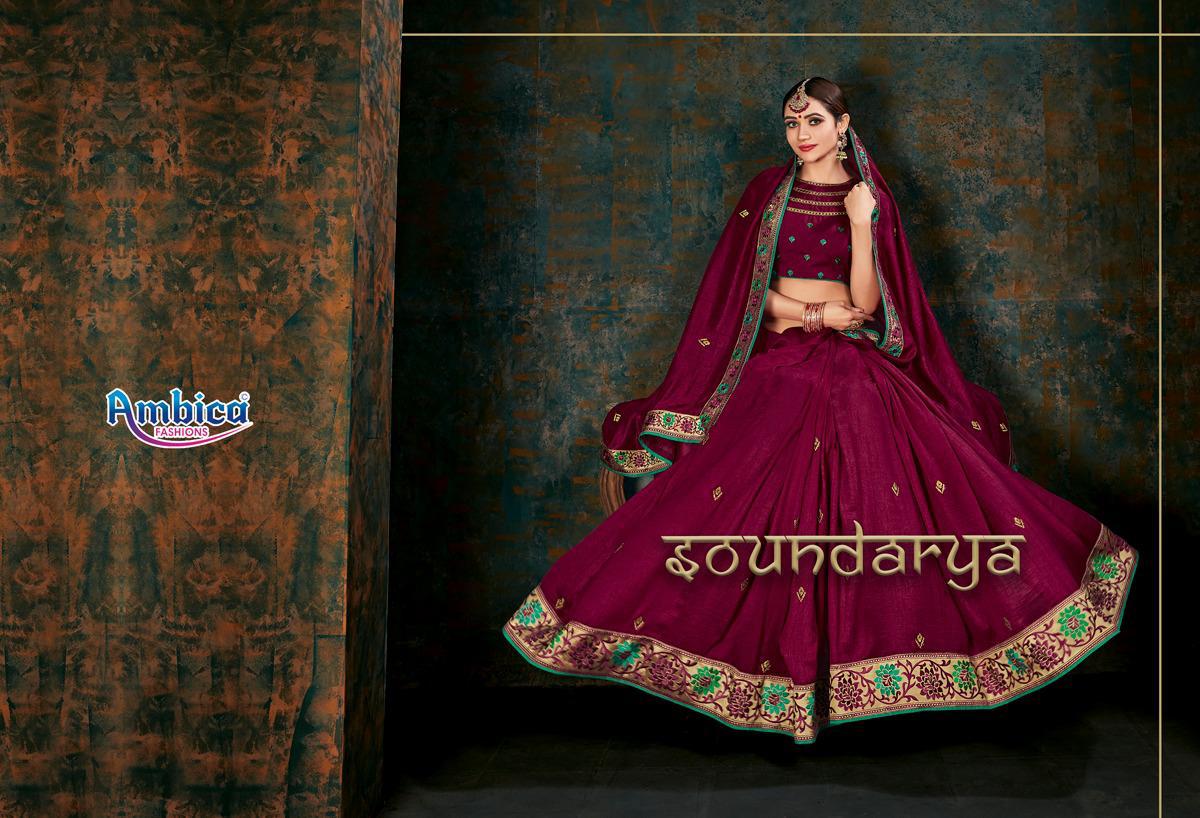 Soundarya By Ambica Series 43081 To 43096 Fancy Designer Sarees Wholesale Supplier Surat
