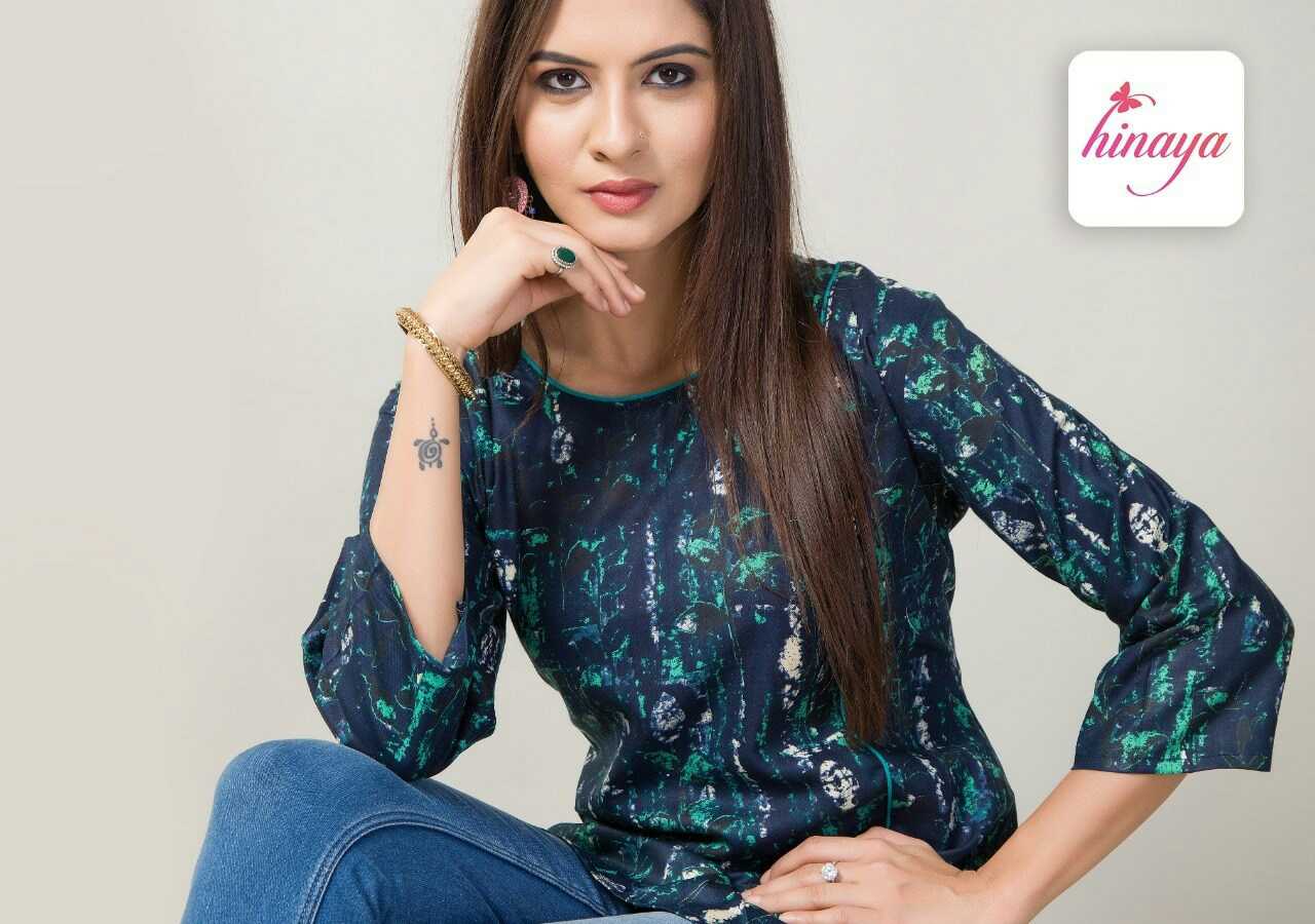 Hinaya Trendz Vol 3 By Hinaya Reyon Tops Wholesale Supplier Gujarat