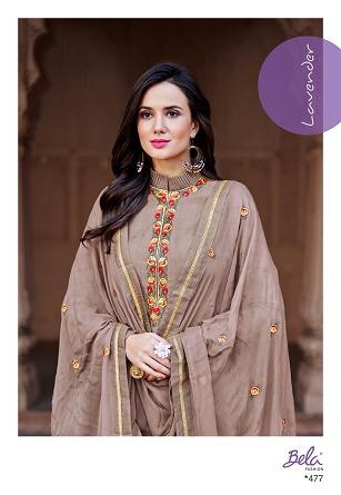 Lavender By Bela Fashion Series 477 To 483 Embroidered Designer Suits Wholesale Supplier Gujarat
