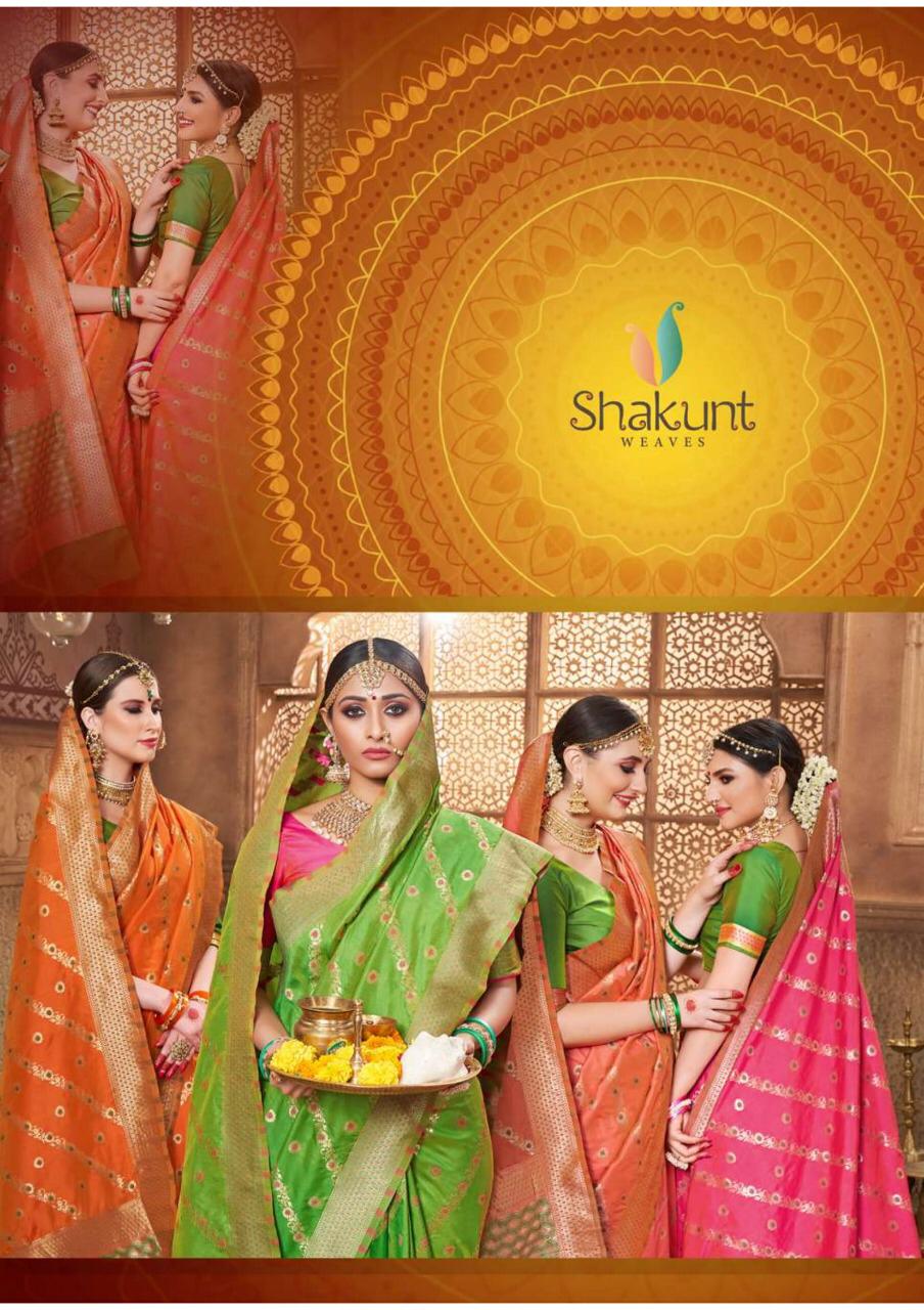 Pravina By Shakunt Silk Designer Occasion Wear Sarees Wholesale Supplier Surat