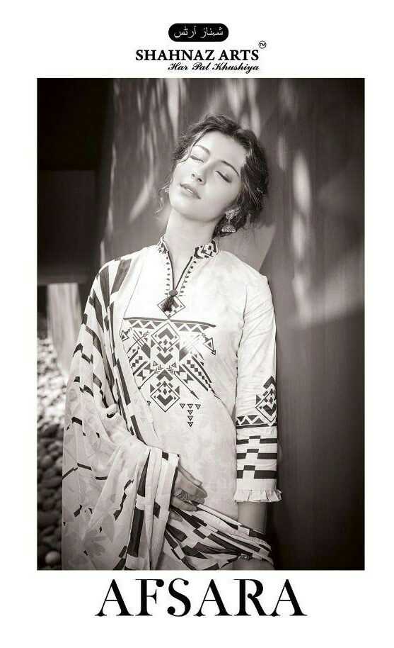 Shahanaz Art Afsara Cotton Printed Suits Wholesale Supplier India