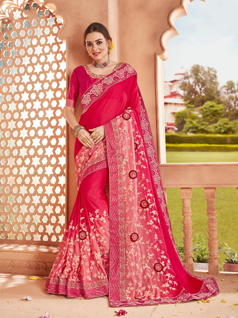 Fantasy Vol 16 By Hitansh Georgette Designer Wedding Wear Sarees Wholesale Supplier Gujarat