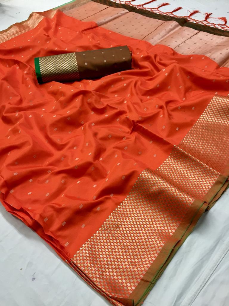 Kangan By Lt Silk Weaving Butti Sarees Wholesale Supplier Gujarat
