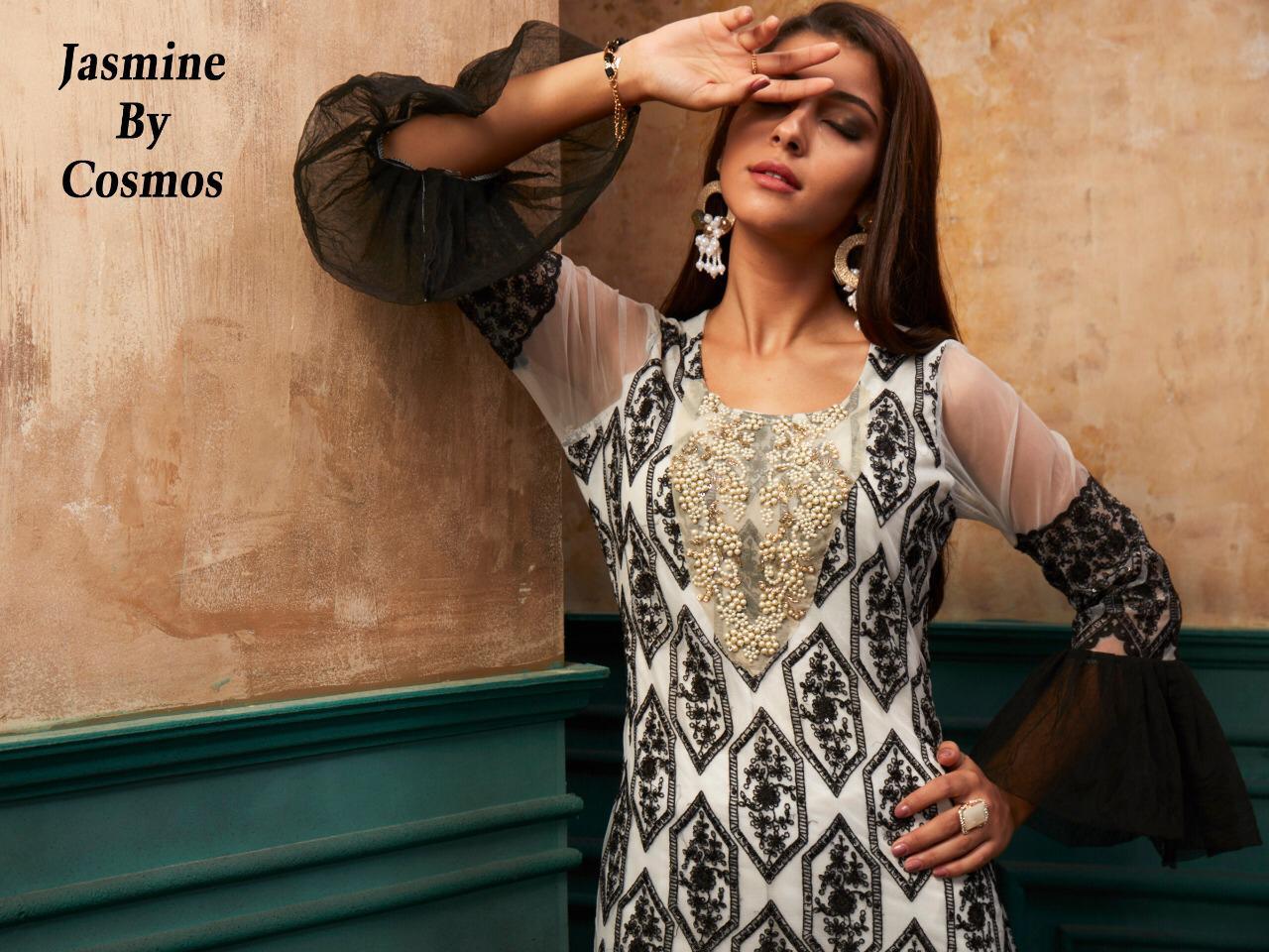 Jasmine By Cosmos Fashions Luxury Pret Collection Wholesale Supplier Gujarat