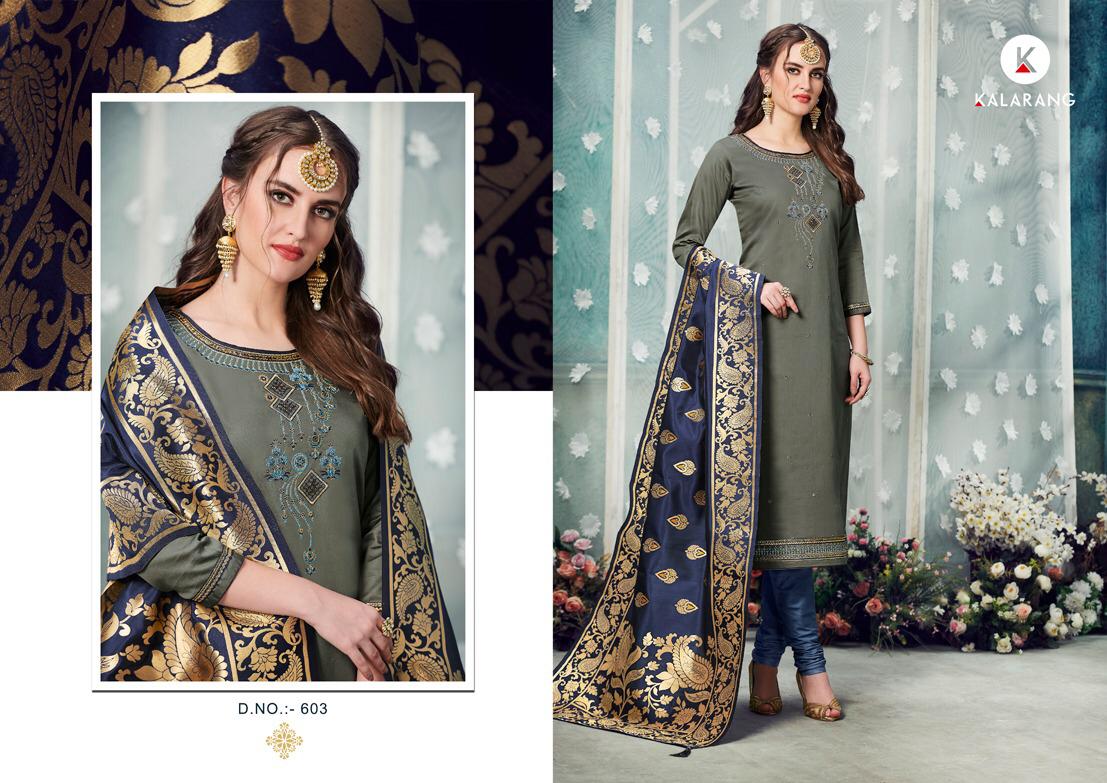 Albela Vol 3 By Kalarang Jam Silk Cotton Embroidered Suits Wholesale Supplier Surat