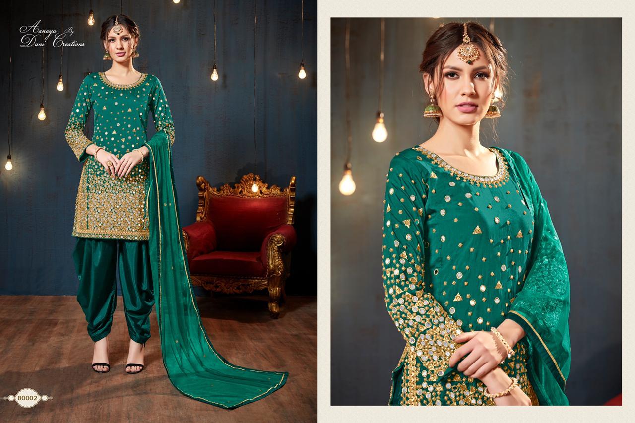 Aanaya 80000 Vol 80 Tefeta Silk Suits Wholesale Supplier Gujarat