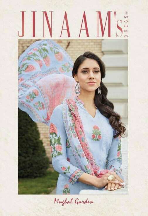 Moghal Garden By Jinaam Organdi Printed Suits Wholesale Supplier India