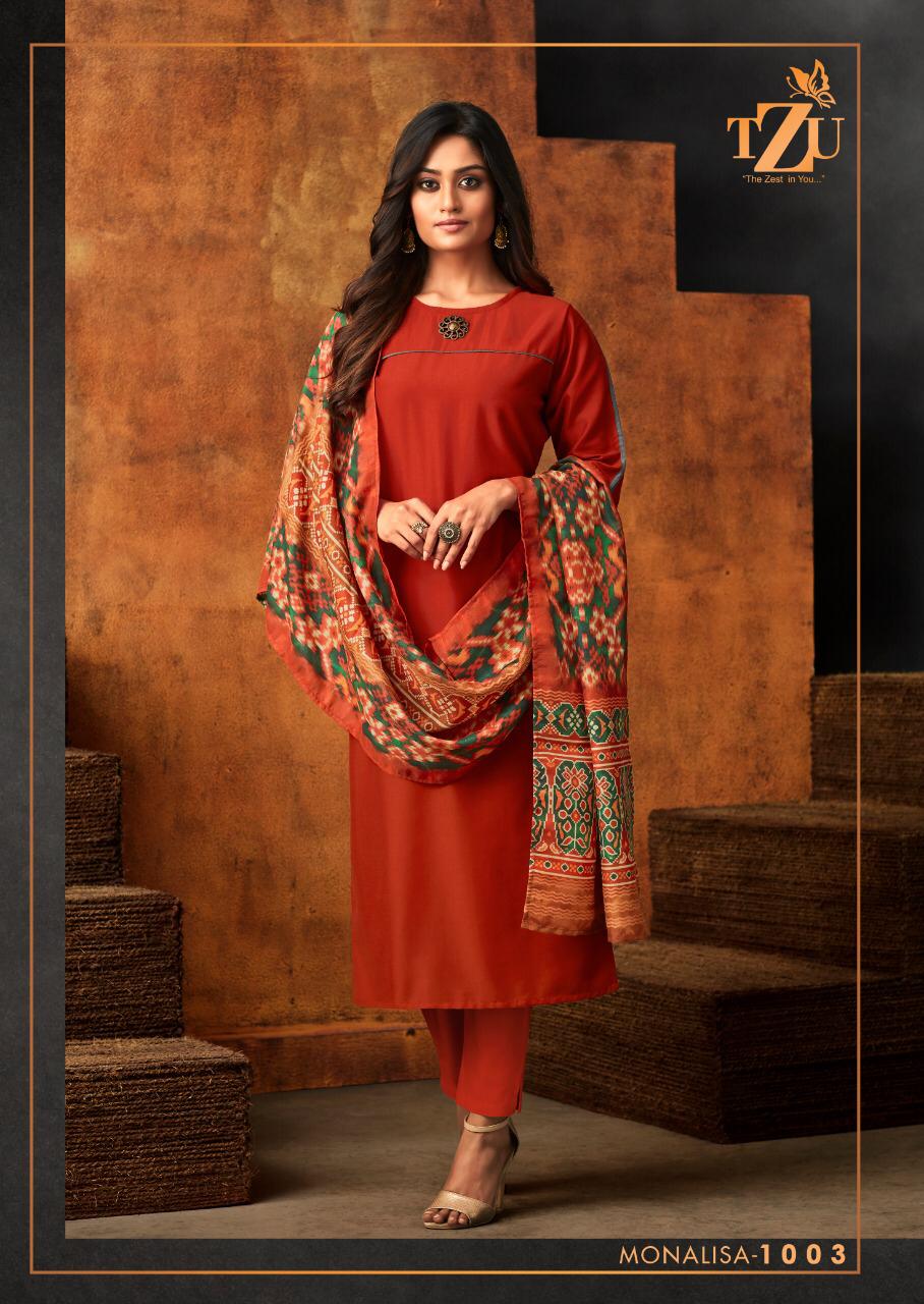 Monalisa By Tzu Top Duppta Collection Wholesale Supplier And Dealer Surat