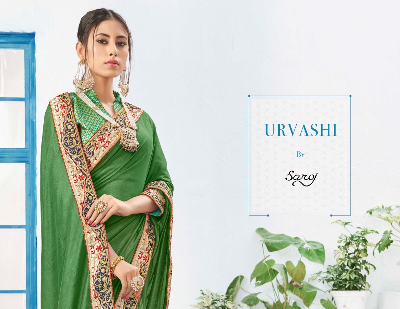 Urvashi By Saroj Vichitra Silk Sarees Wholesale Supplier Gujarat