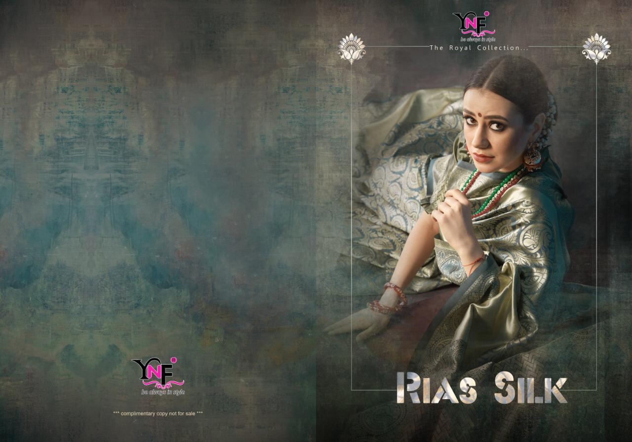 Rias Silk By Ynf Silk Designer Occasion Wear Sarees Wholesale Supplier Gujarat
