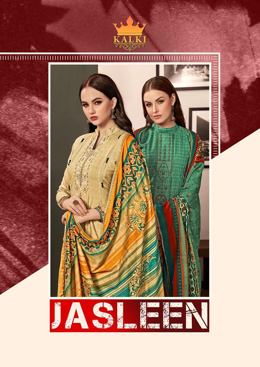 Jasleen By Kalki Fashion Lawn Digital Printed Suits Wholesale Supplier Gujarat
