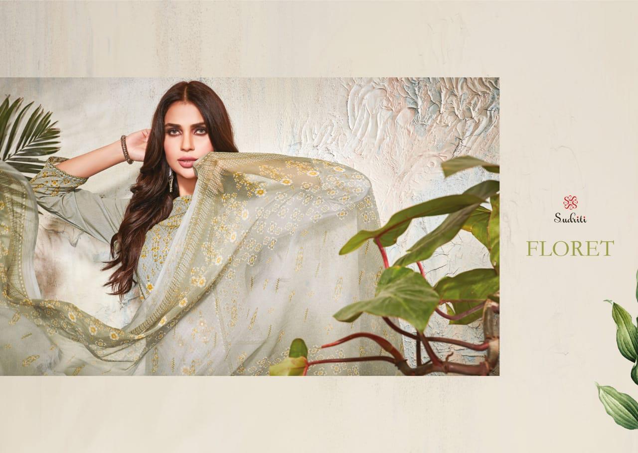 Floret By Sahiba Sudriti Cambric Digital Printed Suits Wholesale Supplier And Trader Surat