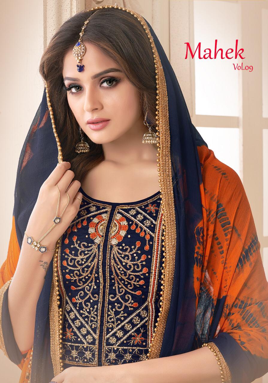 Mahek 9 By Utsav Suits Glaze Cotton Suits Wholesale Supplier Gujarat