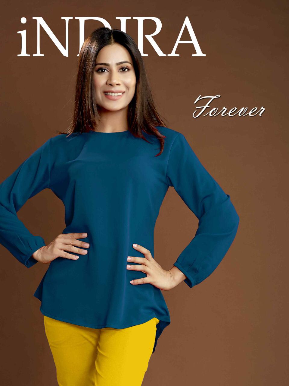 Forever By Indira Apparel Viscose Georgette Top With Bottom Wholesale Supplier And Dealer Surat