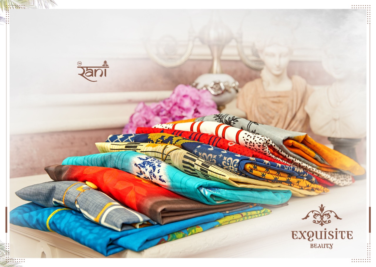 Nainika Vol 1 By Rani Fashion Crape Printed Suits Wholesale Supplier Gujarat