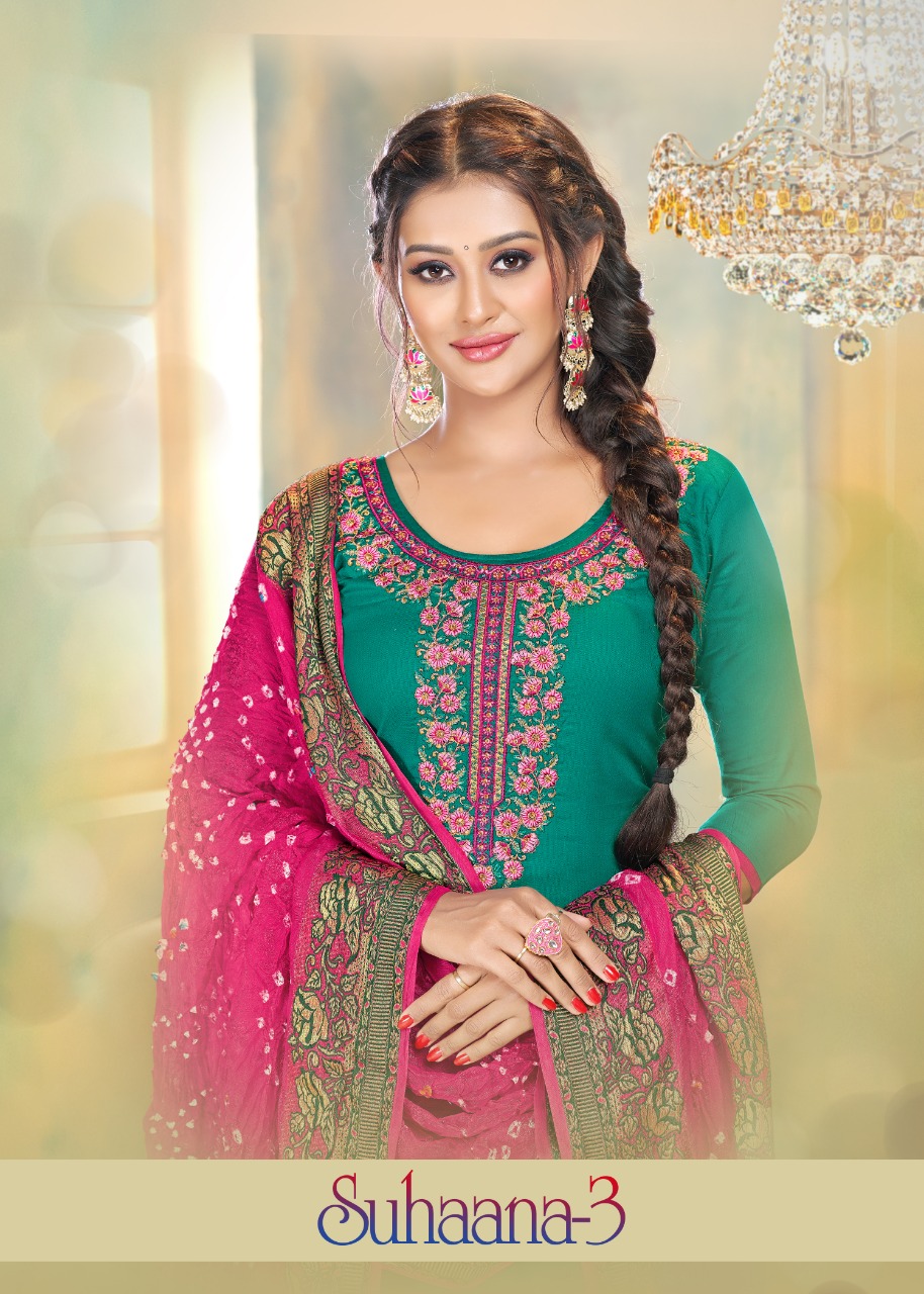 Suhaana 3 By Utsav Suits Glaze Cotton Suits Wholesale Supplier Gujarat And Dealer Surat