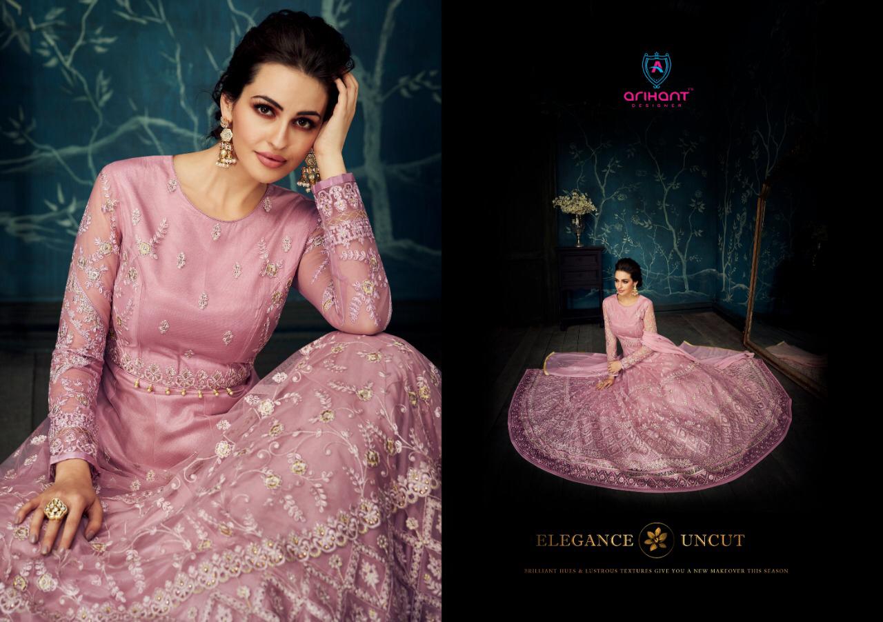 Rehanna Vol 4 By Arihant Apple  Georgette Designer Party Wear Suits Wholesale Supplier Gujarat