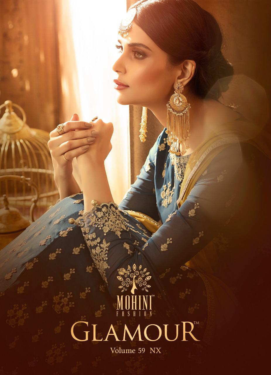 Glamour 59 Nx By Mohini Fashion Series 59001 Designer Party Wear Suits Wholesale Supplier Surat