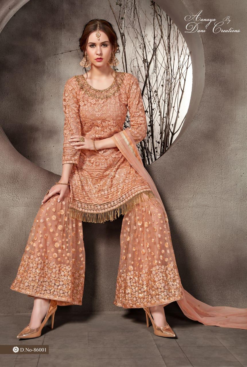 Aanaya 86000  Vol 86 Designer Party Wear Suits Wholesale Supplier Surat