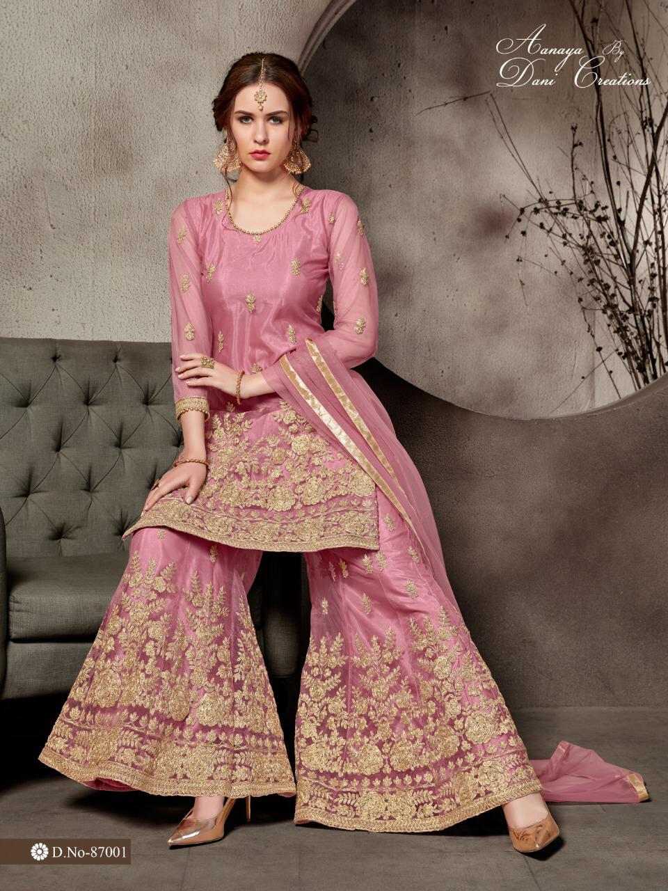 Aanaya 87000 Vol 87 Net Designer Party Wear Suits Wholesale Supplier Gujarat