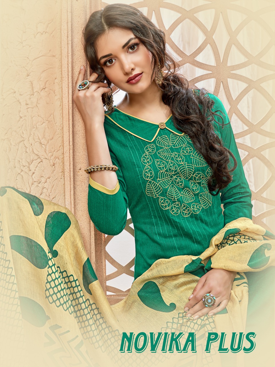 Novika Plus By Maribo South Cotton Suits Wholesale Supplier Gujarat