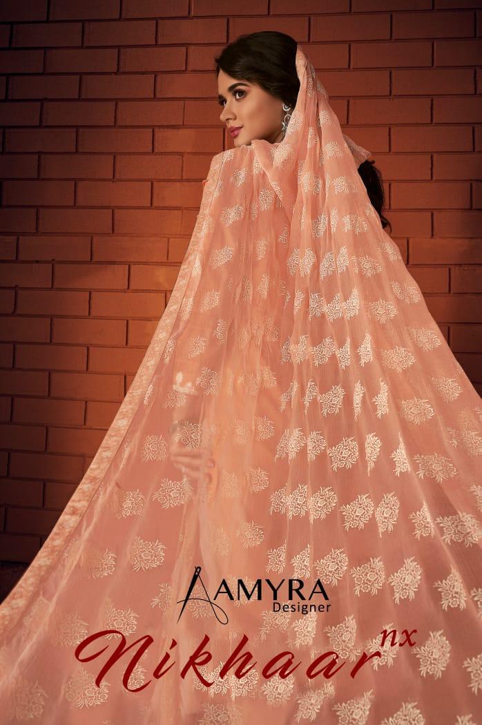 Nikhaar Nx  Amyra Designer Pure Cambric Lawn Suits Wholesale Supplier India