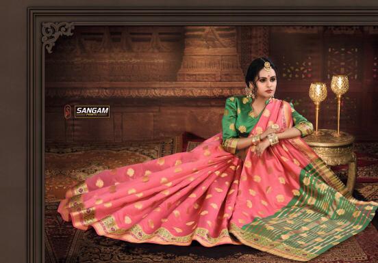 Aparna Silk 1 By Sangam Silk Weaving Sarees Wholesale Supplier And Dealer Surat