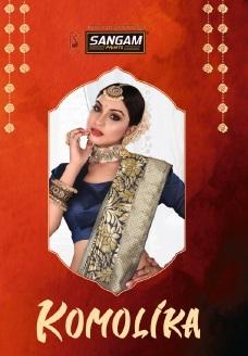 Komalika 3 By Sangam Silk Weaving Sarees Wholesale Supplier And Trader Surat