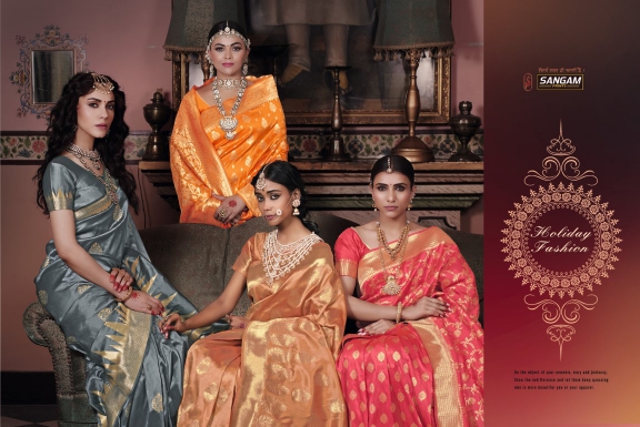 Pasmakashi 2 By Sangam Silk Weaving Sarees Wholesale Supplier And Trader Surat