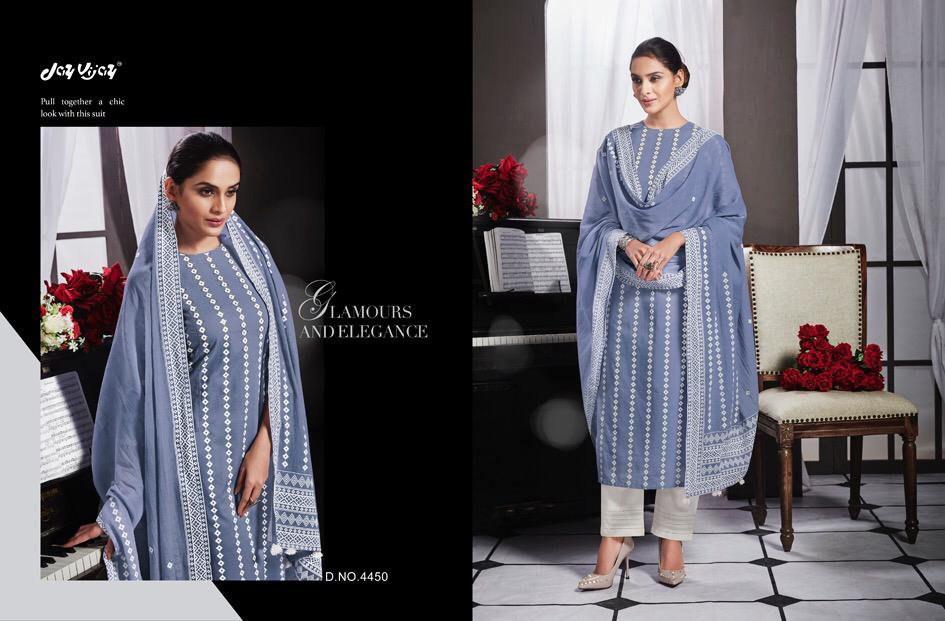 Intrigue Remix By Jay Vijay Cotton Printed Suits Wholesale Supplier India