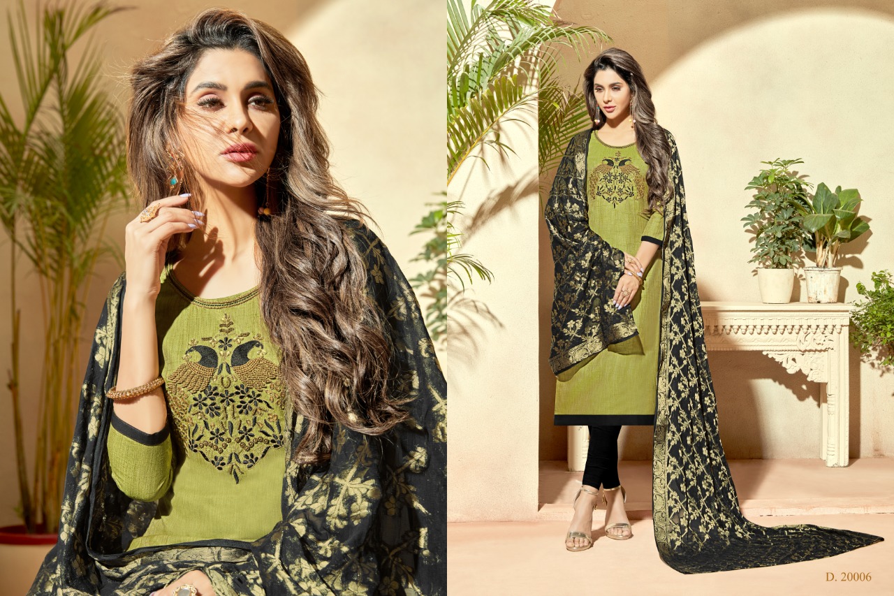 Rukmani By Raghav Creation Embroidered Designer Suits Wholesale Supplier India