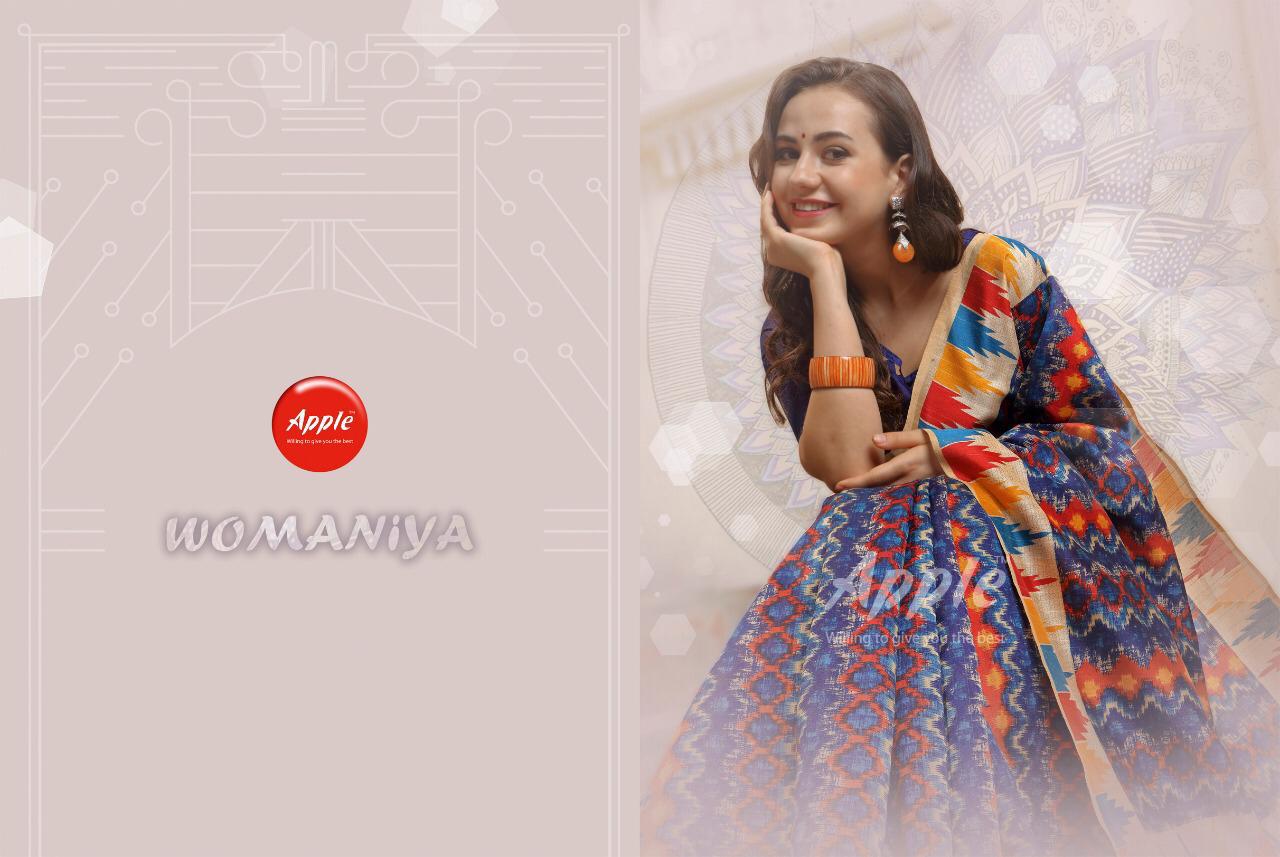 Womaniya 10 By Apple Cotton Silk Printed Sarees Wholesale Supplier India