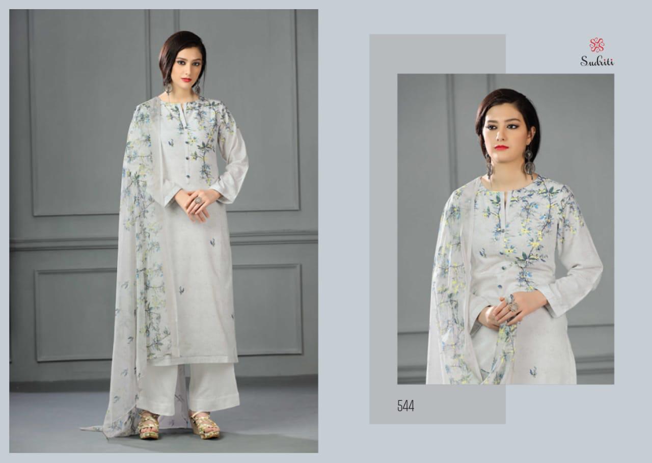 Sadabahar By Sahiba Sudriti Cottan Digital Print With Hand Work Suit