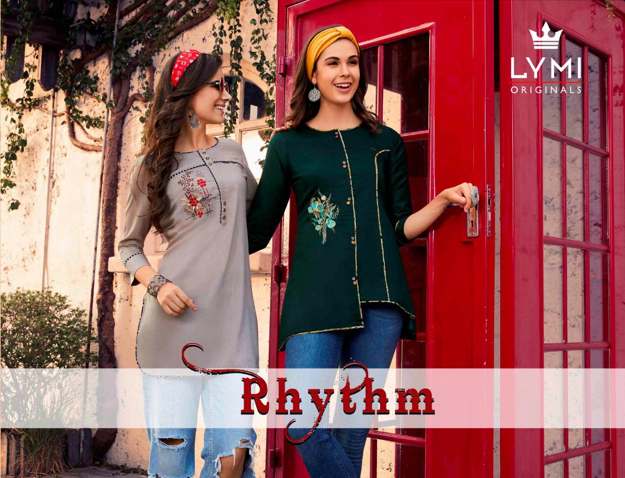 Rhythm By Lymi Kessi Brand Muslin Top With Emb Value Addition