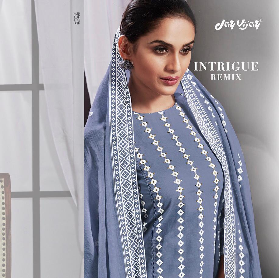 Intrigue Remix By Jai Vijay Designer Party Wear Suits Wholesale Supplier Gujarat