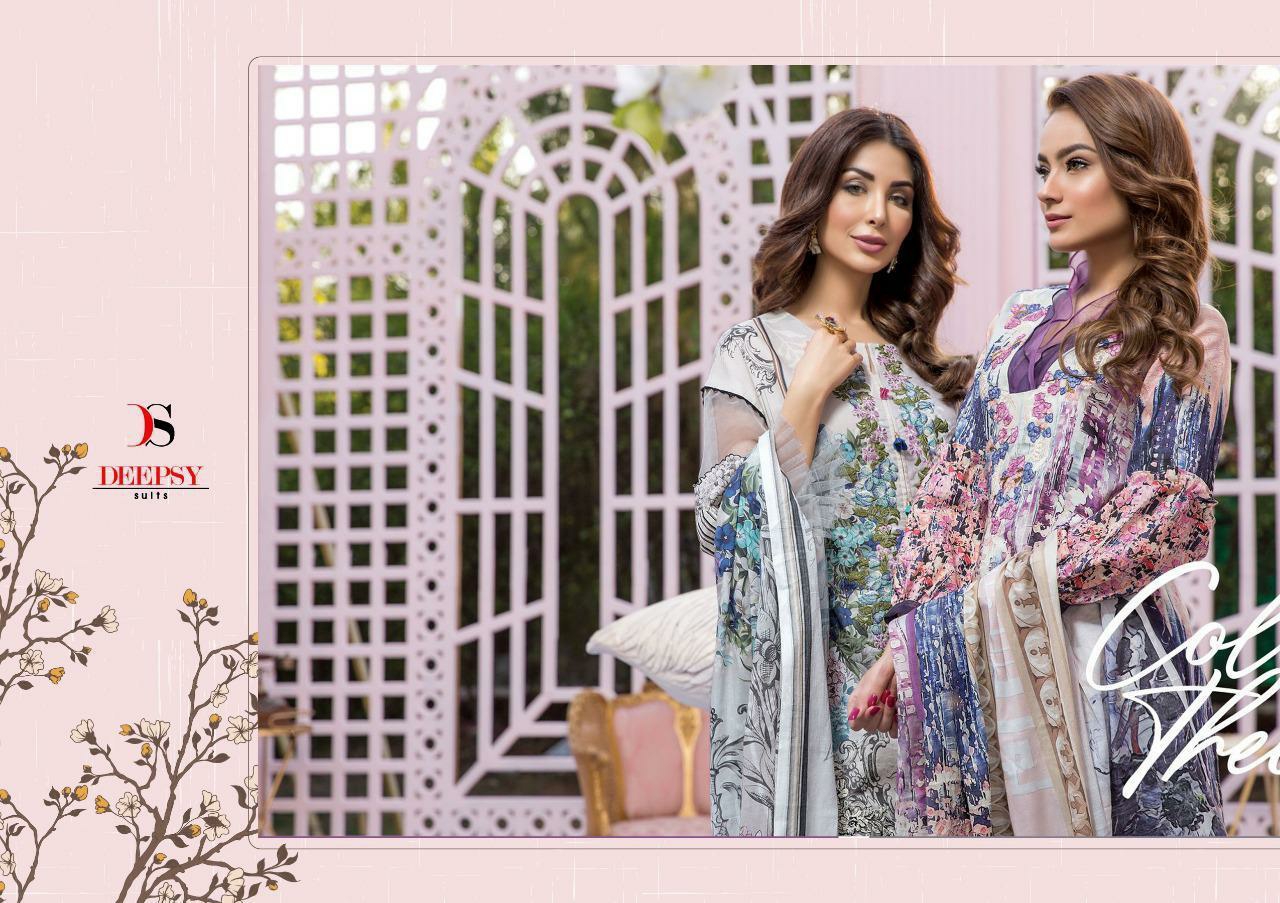 Firdous Vol 2 By Deepsy Cotton Designer Pakistani Suits Wholesale Supplier Gujarat