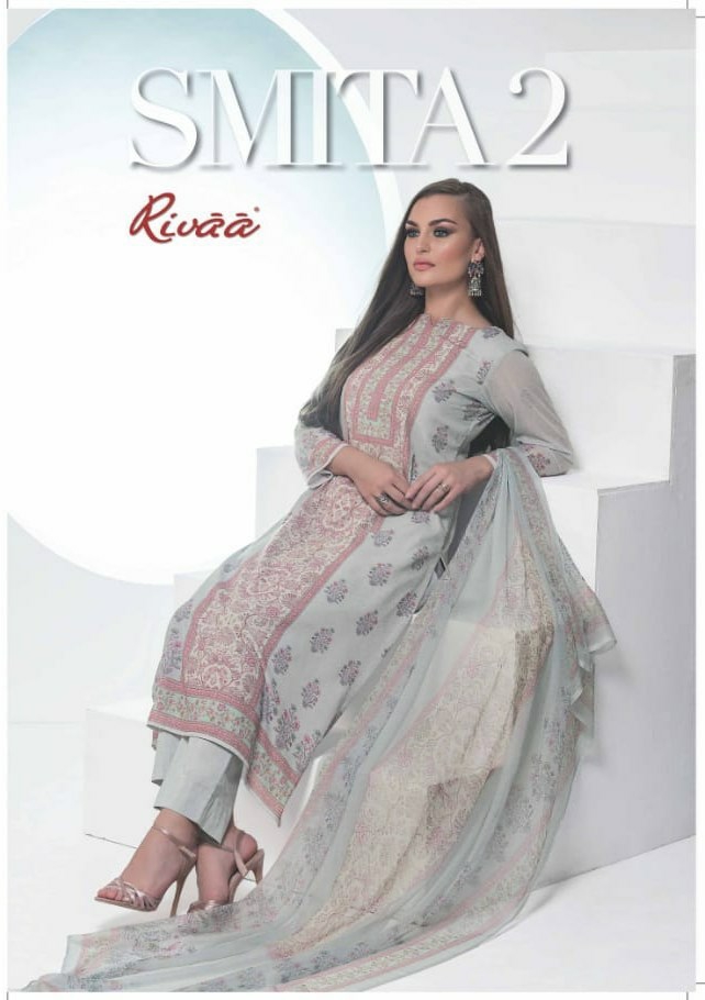 Smita 2 By Rivaa Cotton Printed Suits Wholesale Supplier Gujarat