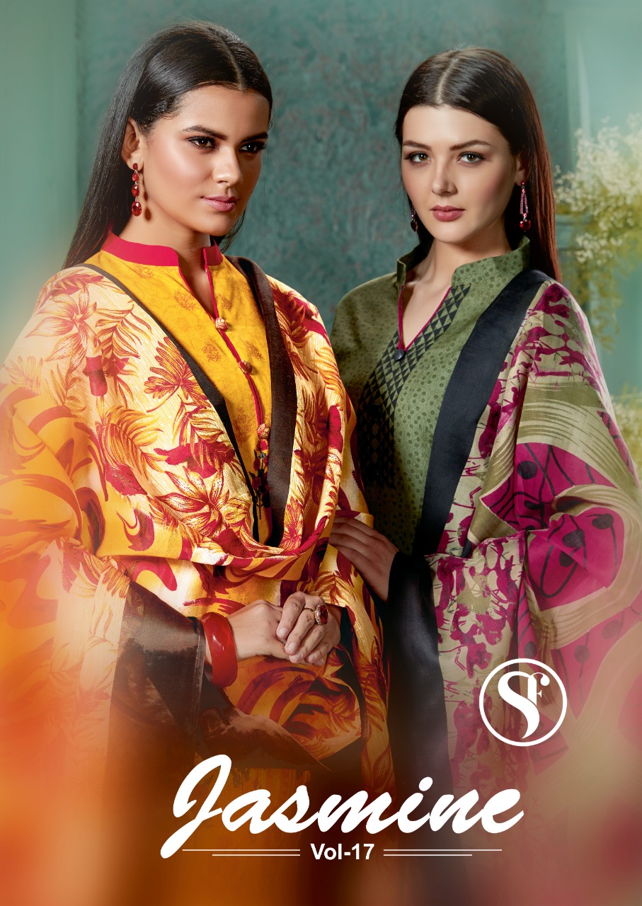 Jasmine Vol 17 By Sweety Fashion Cotton Printed Suits Wholesale Supplier Gujarat
