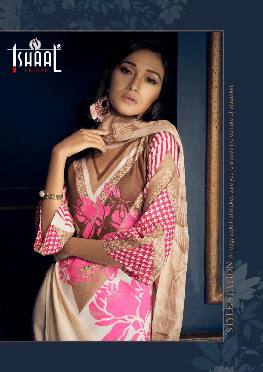 Gulmohar Vol 8 By Ishaal Prints Pure Lawn Printed Suits Wholesale Supplier Gujarat