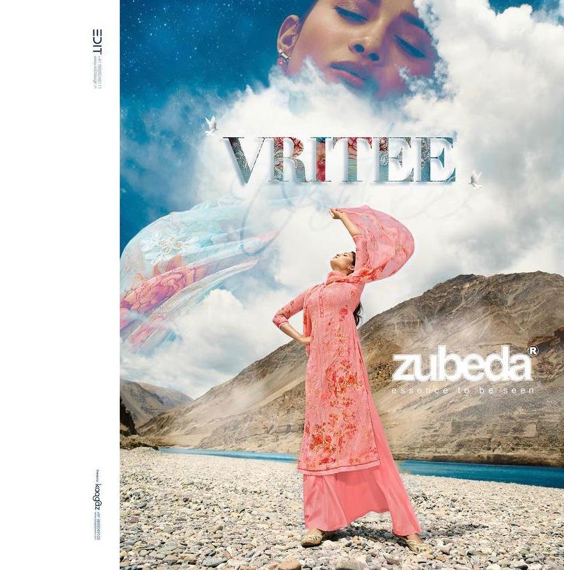 Vritee By Zubeda Series 17001 To 17008 Digital Printed Suits Wholesale Supplier Gujarat
