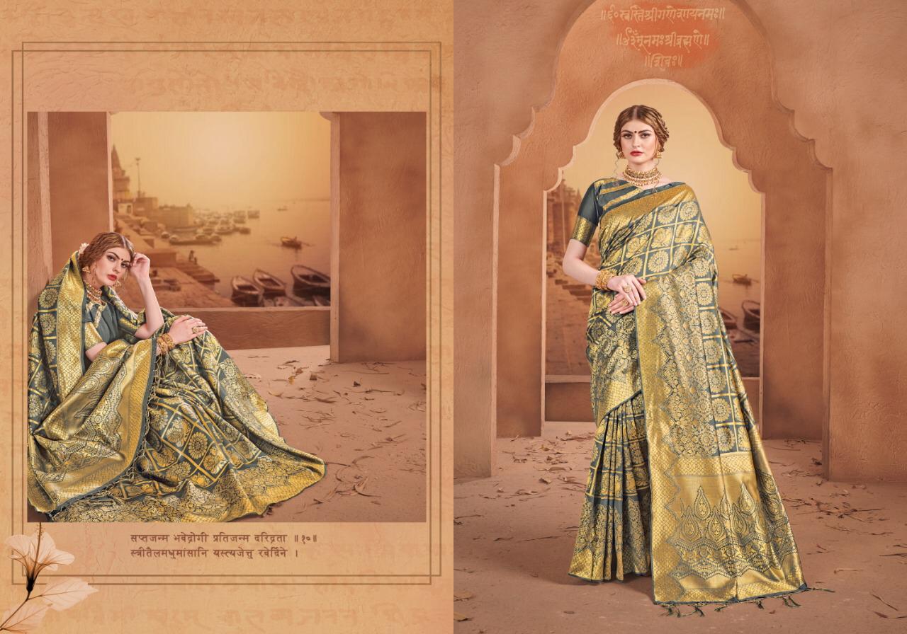 Omnah Vol 2 By Ynf Series 29287 To 29298 Silk Sarees Wholesale Supplier Gujarat
