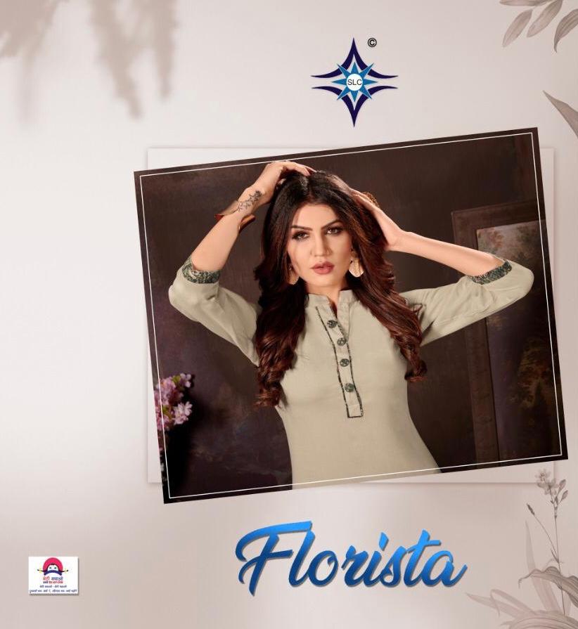 Florista By Slc Reyon Kurtis With Plazzo Wholesale Supplier Surat